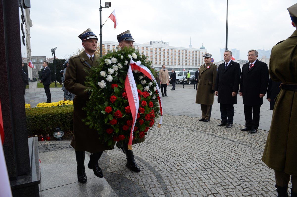 Obchody Święta Niepodległości z udziałem prezydenta Bronisława Komorowskiego