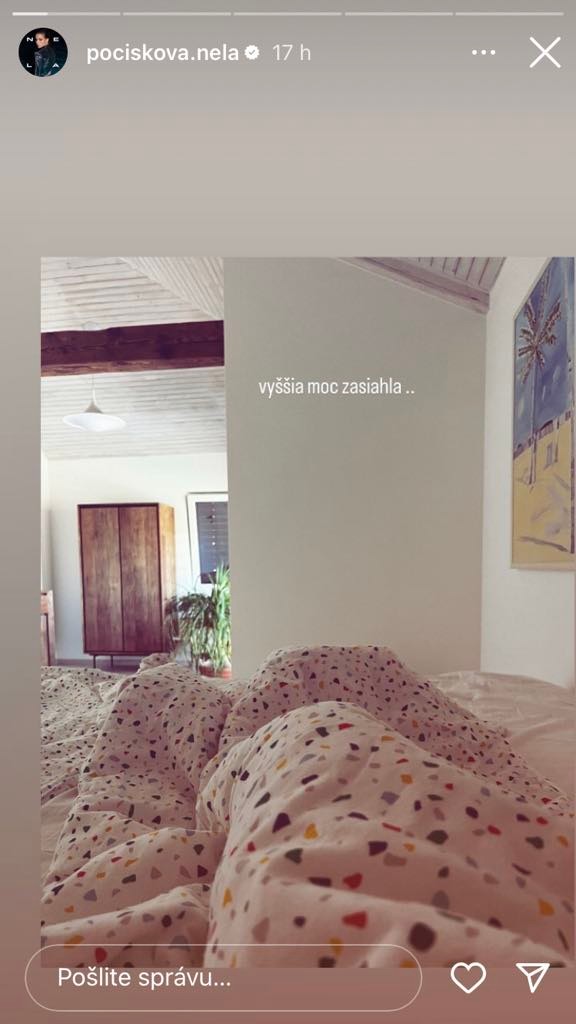 Pocisková skončila v posteli s chorobou.