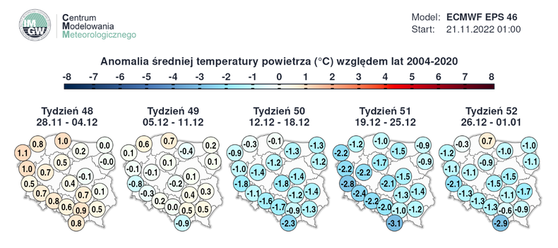 W grudniu nie powinno zabraknąć chłodnych dni