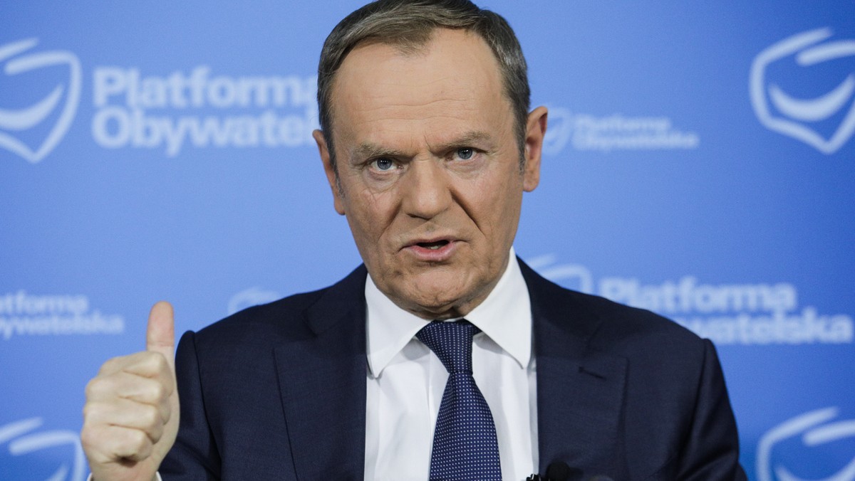 Przewodniczący Platformy Obywatelskiej Donald Tusk