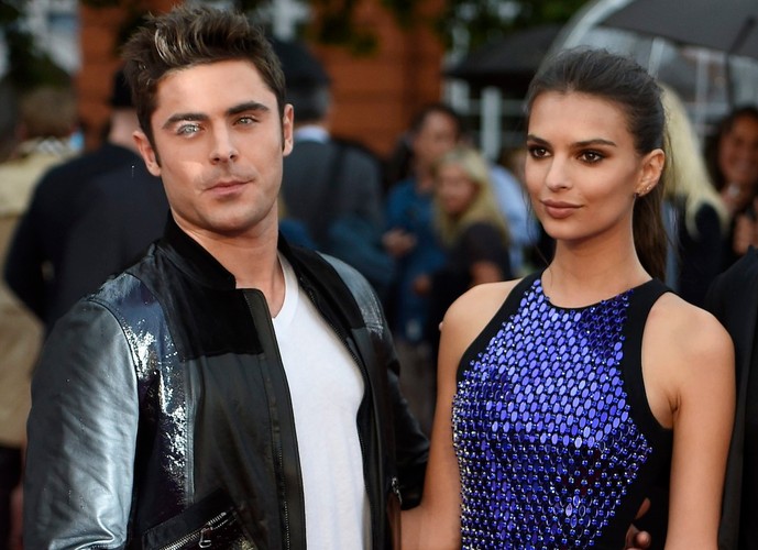 Zac Efron i Emily Ratajkowski na premierze w Londynie