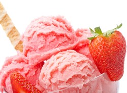 Mielone robaczki w truskawkowych lodach