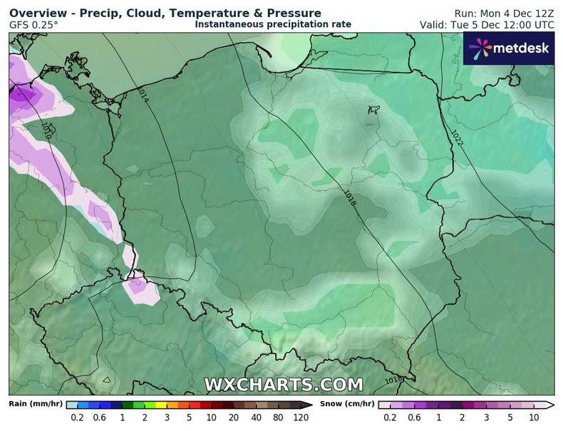 Wtorek zapowiada się na ogół pogodnie