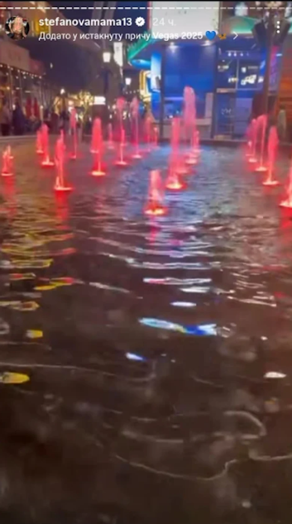 Milica dabović u Las Vegasu