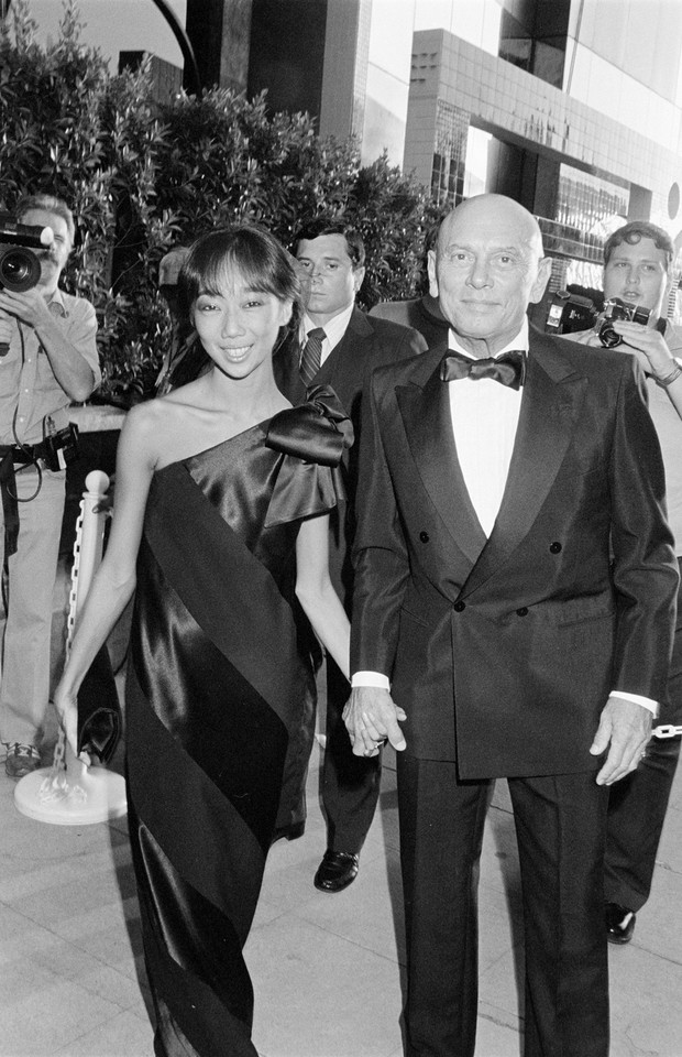 Yul Brynner z żoną Kathy Lee (1983 r.)