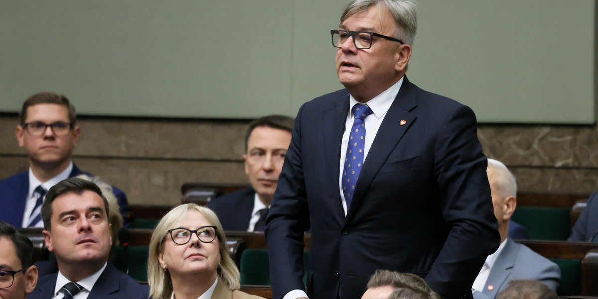 Poseł KO Artur Łącki, posiedzenie Sejmu X kadencji, 13 listopada 2023. 