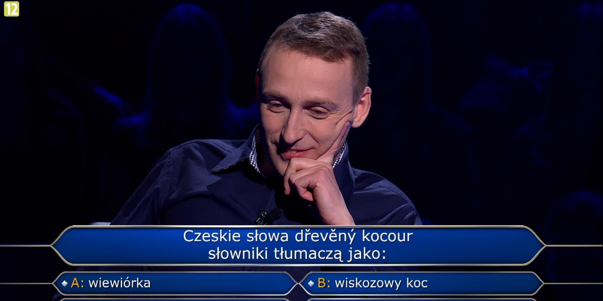 Daniel postawił na wiewiórkę