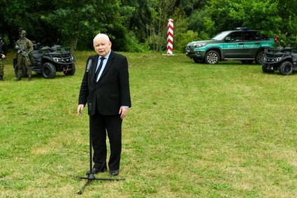 Prezes PiS chce rozbudować zaporę wzdłuż polskiej granicy