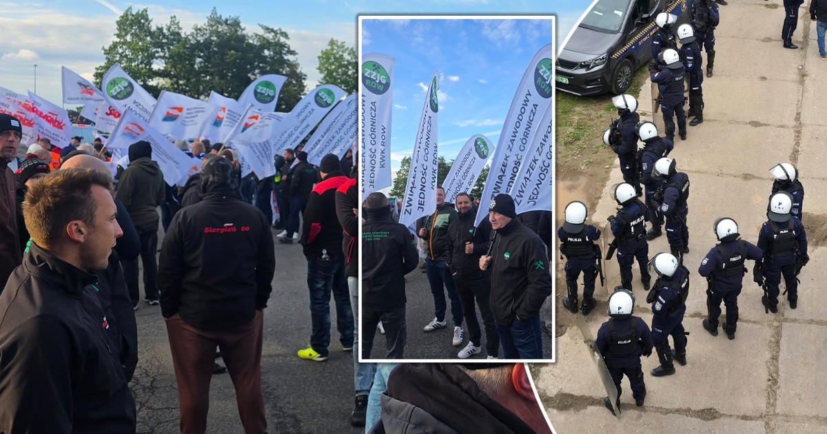 Górnicy i hutnicy blokowali Euroterminal. Interweniowała policja