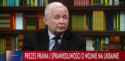 Prowadząca wywiad w ten sposób  przedstawiła Kaczyńskiego. Prezes PiS tylko się uśmiechnął