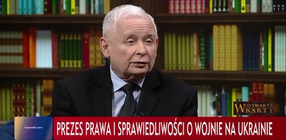 Prowadząca wywiad w ten sposób  przedstawiła Kaczyńskiego. Prezes PiS tylko się uśmiechnął