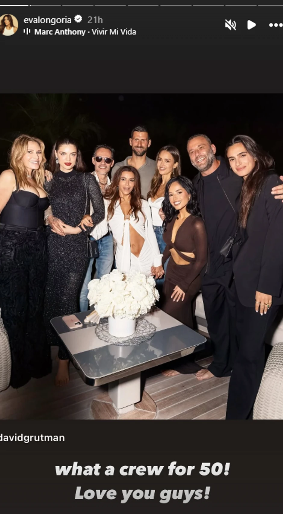 Eva Longorija, objava