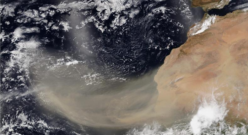 noaa sahara dust