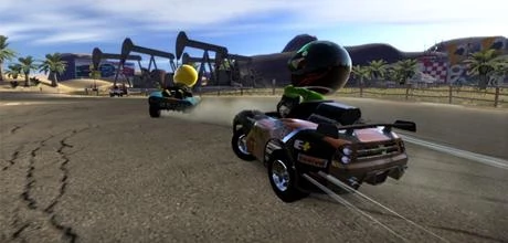 Screen z gry "ModNation Racers"