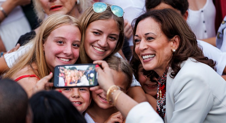 US Vice President Kamala Harris.Samuel Corum/ Getty Images