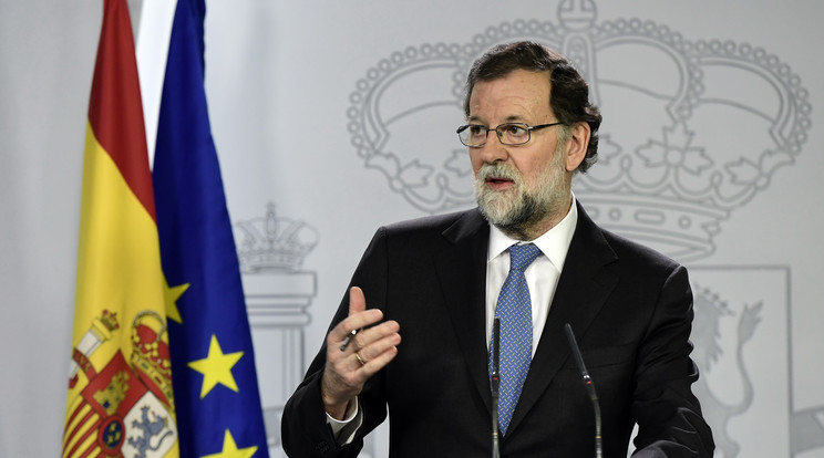 Mariano Rajoy spanyol kormányfő menesztette az egész katalán kormányt / Fotó: AFP