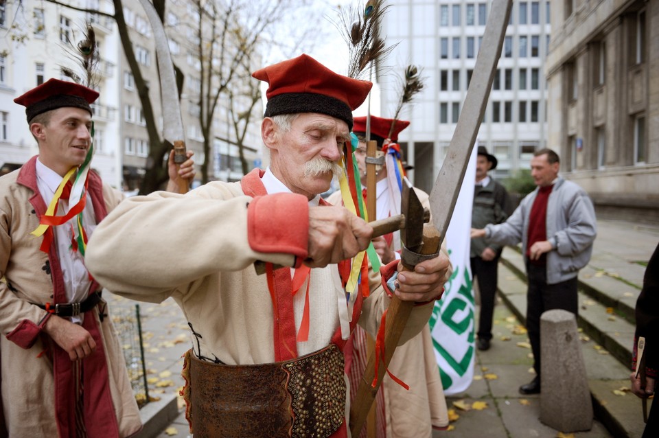 WARSZAWA AKCJA PROTESTACYJNA ROLNICY