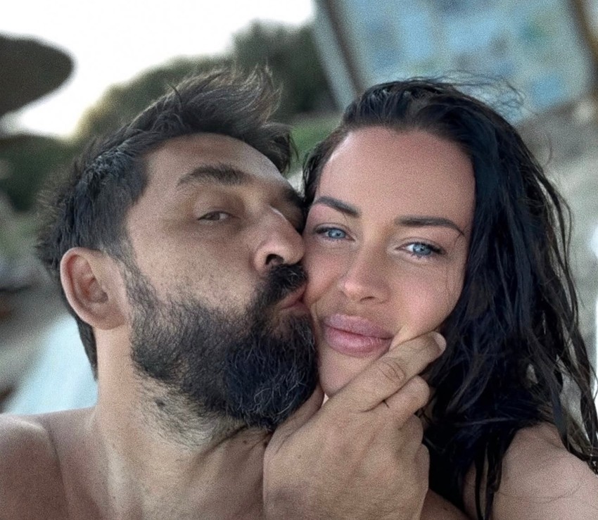 Ognjen Amidžić sa ženom