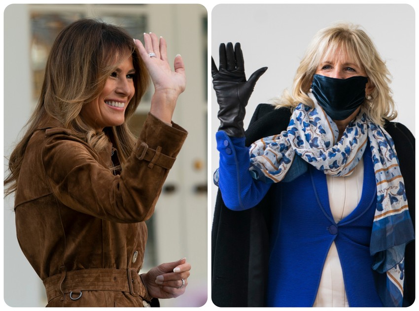 Melanija Tramp i Džil Bajden