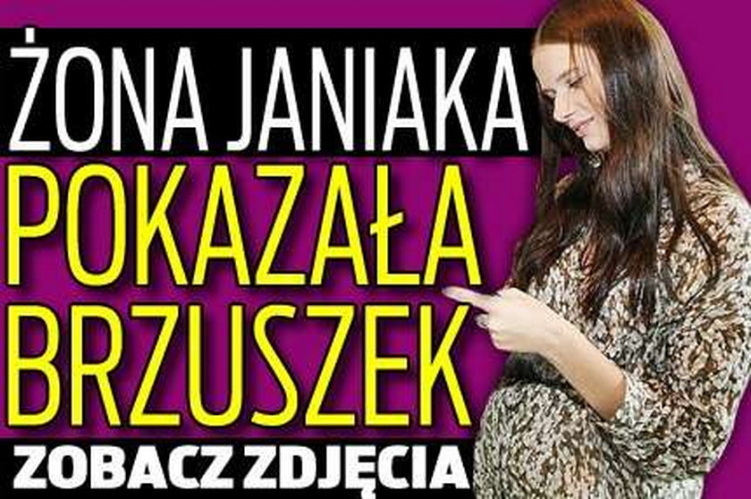 Żona Janiaka pokazała brzuszek