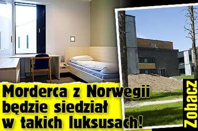 Morderca z Norwegii będzie siedział w takich luksusach! Zobacz