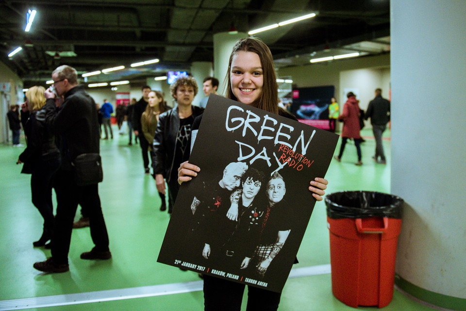 Koncert Green Day w Krakowie - zdjęcia publiczności