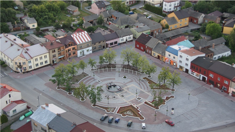 <b>Koziegłowy - (rynek)</b>
<br></br>
Wyróżnienie w kategorii: rewitalizowana miejska przestrzeń publiczna
<br></br>