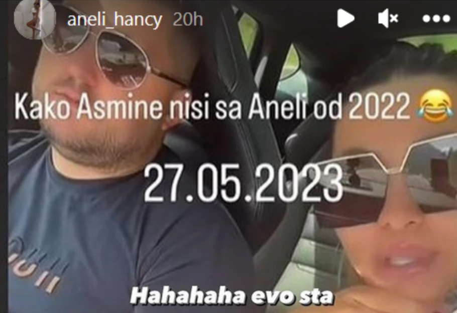 Asmin Durdžić i Aneli Ahmić (Foto: Instagram/aneli_hancy)