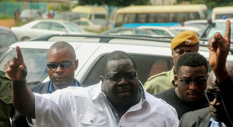 Former minister Chishimba Kambwili is a leading critic of President Edgar Lungu (file picture)