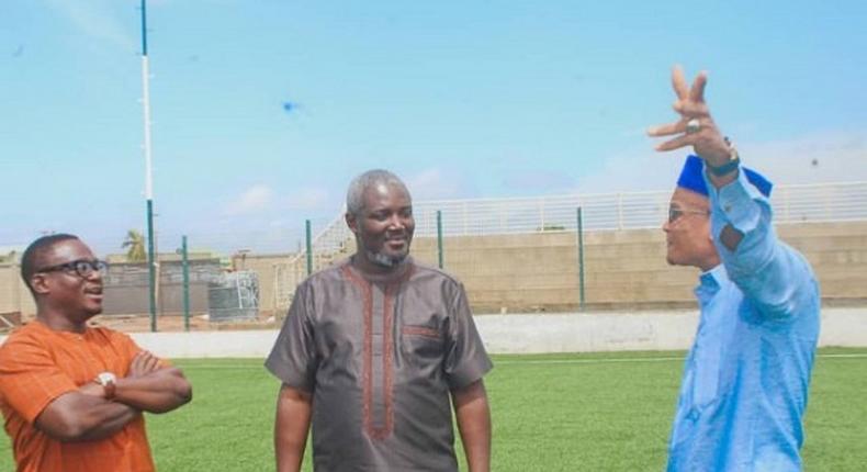 Zongo Minister, Deputy Sports Minister impressed with progress on Madina astroturf