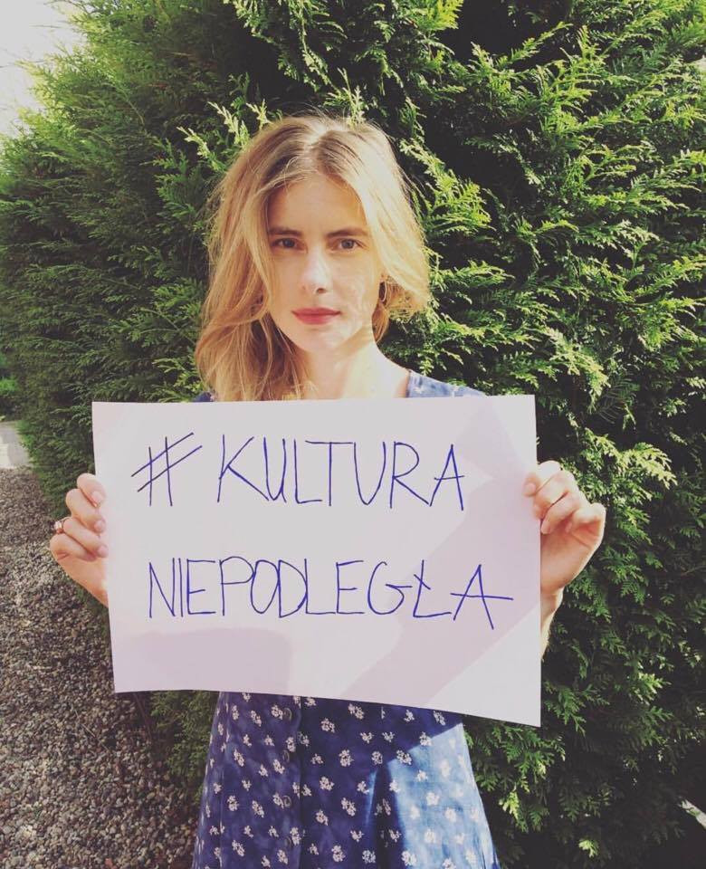 Katarzyna Zawadzka wspiera akcję "Kultura Niepodległa"