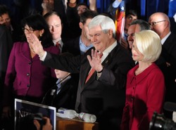 Wysokie zwycięstwo Newta Gingricha w prawyborach