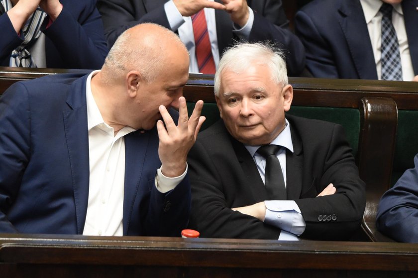 Joachim Brudziński i Jarosław Kaczyński