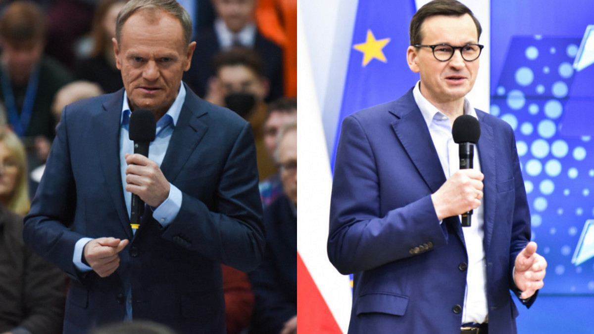 Tusk do Morawieckiego: "Mateusz, wajchę przełóż". Premier odpowiada