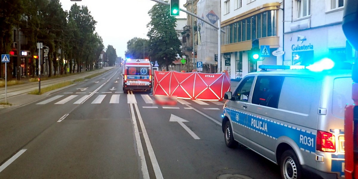 Częstochowa. Tragiczny wypadek w centrum miasta. 