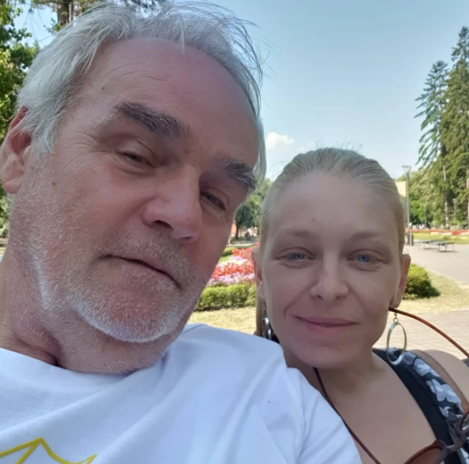 Slobodan Ćustić sa ženom