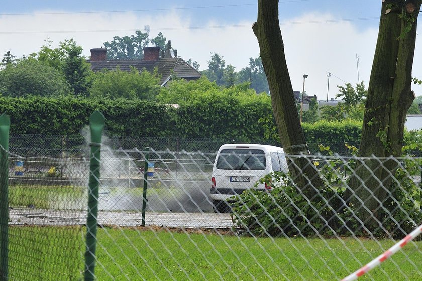 Bomba pod samochodem nauczycielki