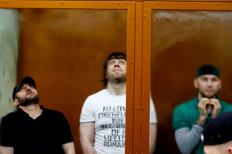 Khamis Bakhaev, Temerlan Skerkhanov y Shadid Gubachev, los tres chechenos restantes acusados ​​de matar a Boris Nemtsov.