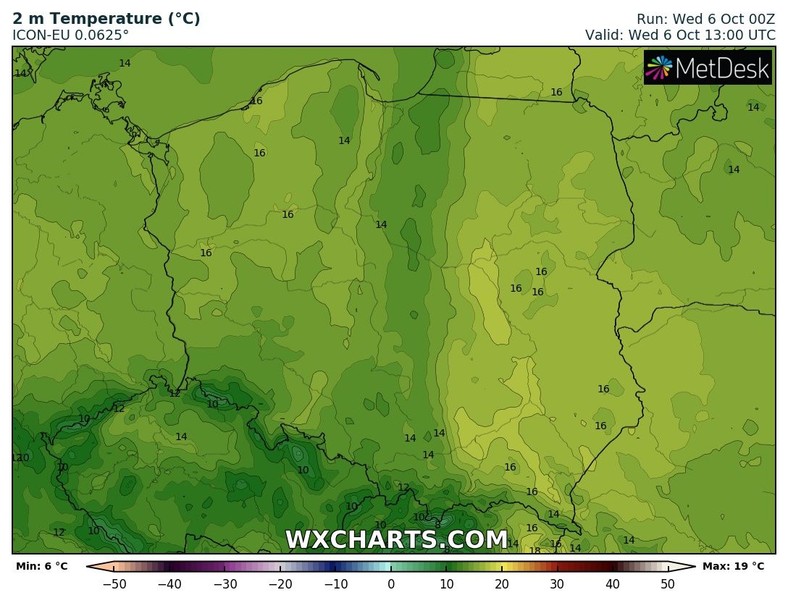 Temperatura wszędzie spadnie poniżej 20 st. C