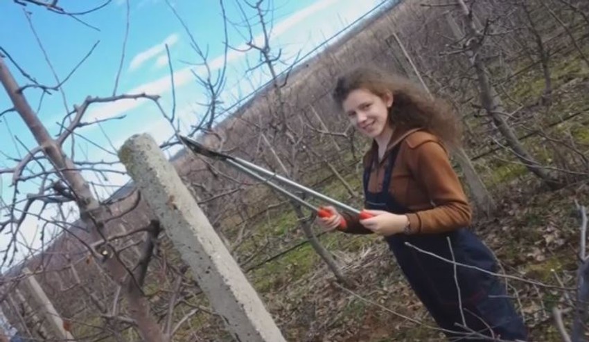 Milica Lazarević kao devojčica