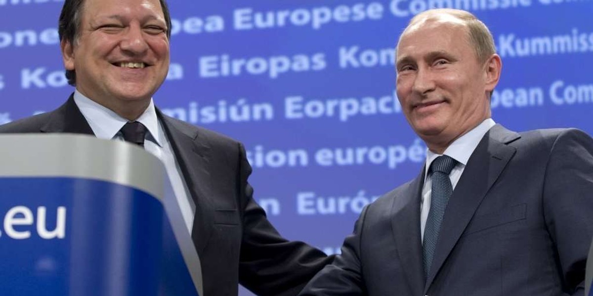 Putin i Barroso