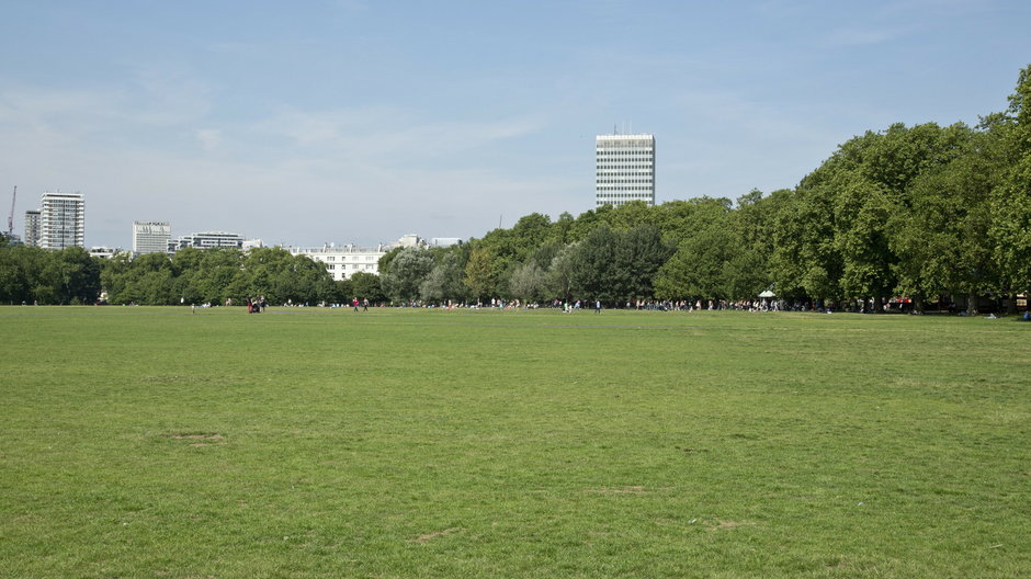 Hyde Park w Londynie, gdzie doszło do ataku