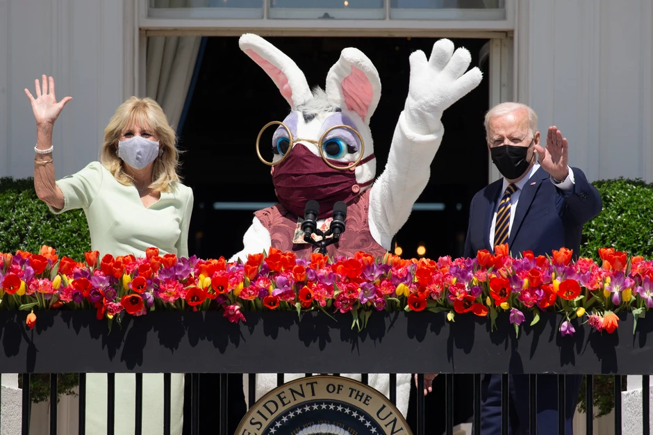 Džozef i Džil Bajden za Uskrs