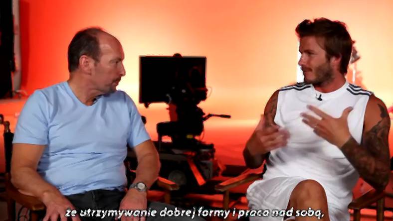 David Beckham w wywiadzie z Peterem Moore'em