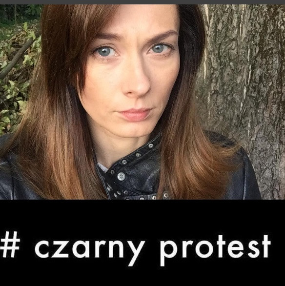 Anita Sokołowska popiera #czarnyprotest