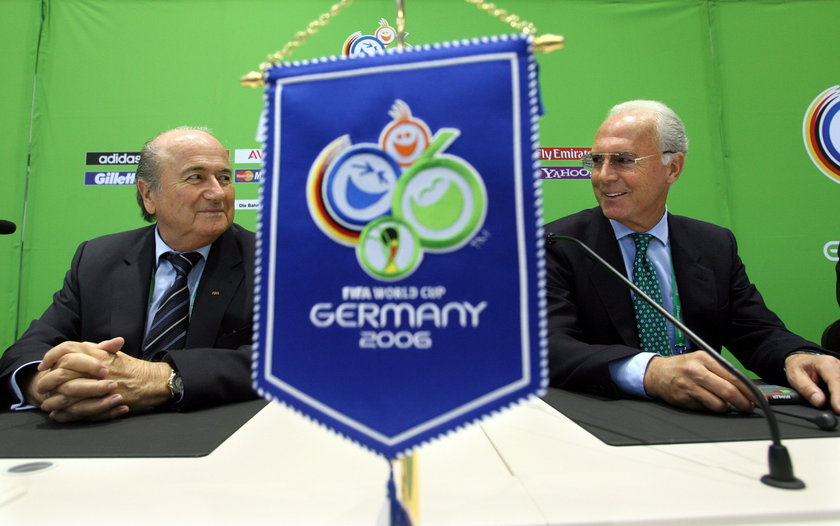 Sepp Blatter i Franz Beckenbauer