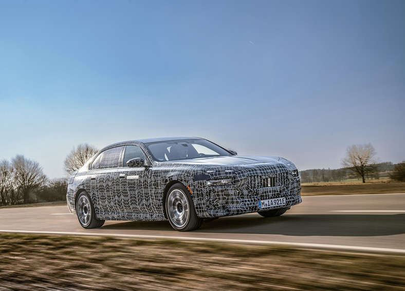 BMW i7 – prototyp elektrycznej wersji BMW serii 7 (2022)