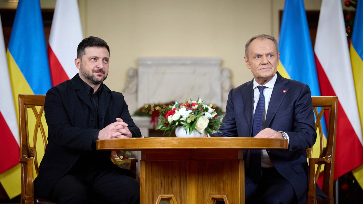 Volodimir Zelenski, Donald Tusk