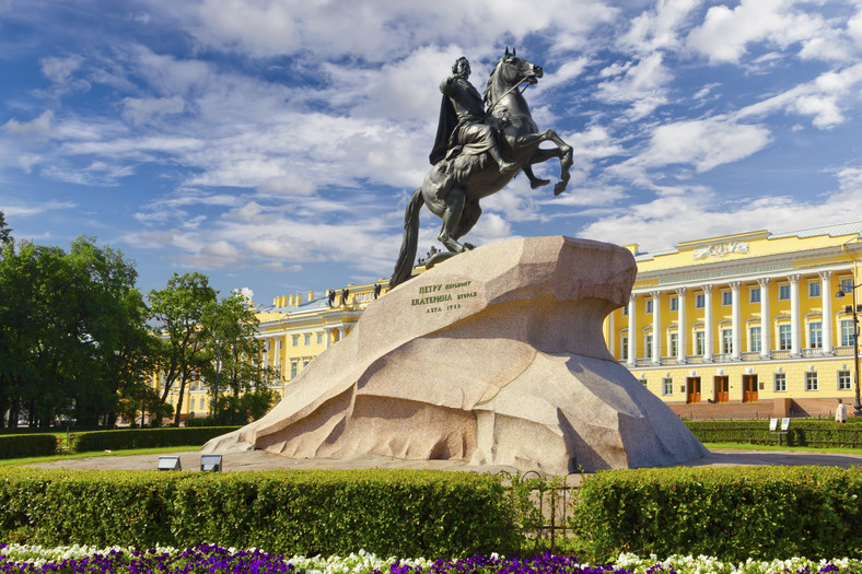 Sankt Petersburg, pomnik Piotra I