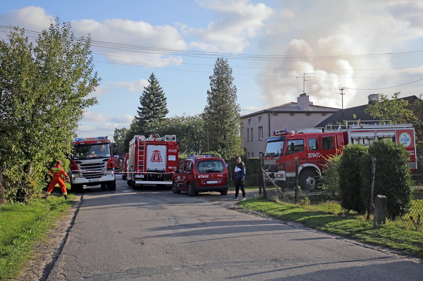 Wybuch gazu w Janówce pod Łodzią